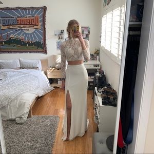 Sherri Hill Formal Dress  Beaded Two-Piece, Size 4